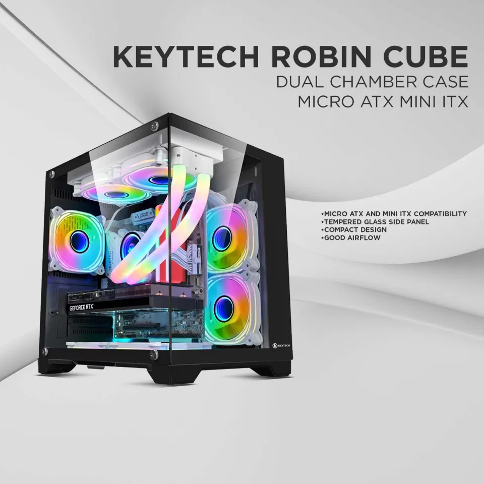 Keytech Matx Case With Power Supply Keytech Matx Cube Case 2020