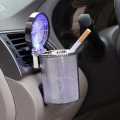 Asbak Mobil Keren LED Blue Light RGB Car Ashtray Asbak Rokok Mobil Asbak Di Dalam Mobil Portable. 
