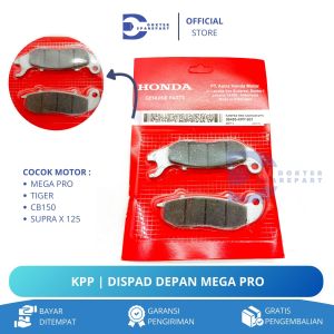 KPP DISPAD DEPAN MEGA PRO / CB 150 / TIGER / SUPRA X 125 / KAMPAS REM / DISPAD DEPAN / BRAKE PAD KIT