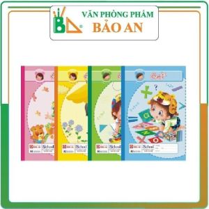( Lốc 5 ) Vở 4 ôly Hồng Hà 0515 (80Trang) mẫu ngẫu nhiên