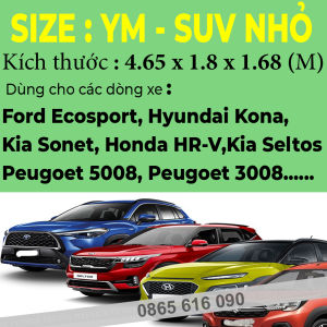 Bạt phủ toàn xe ô tô vải dù oxford 3 lớp cao cấp chống nắng chống mưa không thấm nước không gây xước sơn xe tấm áo chùm kín bảo vệ oto xe hơi bạc trùm xe ô tô 457 chỗ xe bán tải