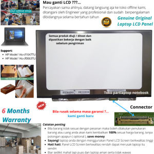 Layar LCD Laptop HP 14s-cf0130TU 14s-cf2008TX 14s-cf0013TX 14s-cf2516TU 14s-cf1047TU 14s-cf0063TU panel monitor notebook