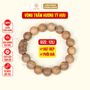 Vòng tay trầm hương mix tỳ hưu Sơn Mộc Hương đeo tay nam nữ phong thủy may mắn bình an tài lộc