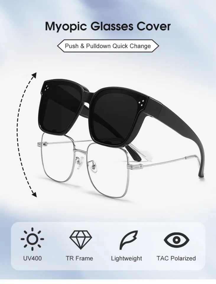 LouisWill sunglasses for women Sunglasses Myopia Glasses Cover TAC