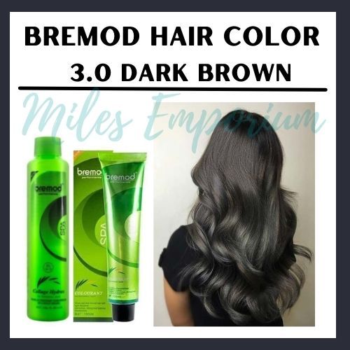 3.0 Dark Brown Bremod Hair Color With Oxidizer Set | Lazada PH