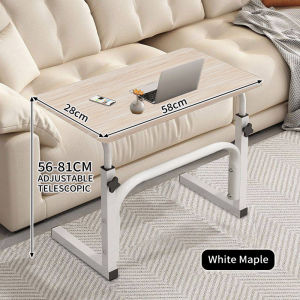 Foldable Table Stable Structure Removable With Wheels Computer Table Study Table Multi Purpose For Living Room Bedroom