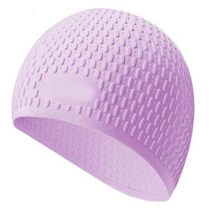 Silicone Swim Caps Adult Large Swimming Hat Elastic Silicone Caps Ear Protections Swim Caps for Long and Short Hair
