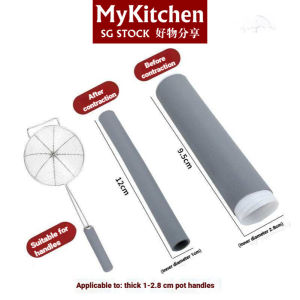 MyKitchen Silicone Pan Handle Sleeve - Heat-Resistant&Non-Slip Cast Iron Handle Cover for Pots and Pans