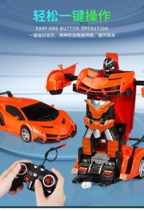 KID birthday gift Refasy Transforming Toys for Boy Girl Age 5-7Remote Control Deformation Car Transformation Car for Children RC Racing Car Robot Vehicles Toys for Kids 8-13 Year Old Deformation Car Birthday Gift