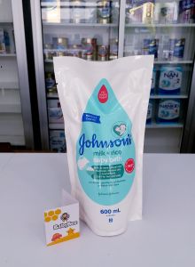 Johnsons ® Milk + Rice Bath 强生牛奶+米浴 600ML REFILL PARK/ 1 LITER
