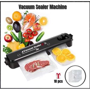 Food Vacuum Sealer Household High Quality Food Vacuum Packaging Machine With 10pcs Vacuum Bags
