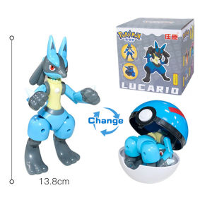 FENAFE【♥️️BEST♥️】Mainan Figure Pokemon Pokeball / ORIGINAL Pokemon balls / Mainan Pokemon Pokeball / Pokemon Action Figure PokeBall Pikachu / Pokemon Ball / Pokemon Figure Deformation / Pokemon Transform Figure
