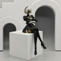 Action Figure Nier Automata Yorha NO.2 2B Model Duduk Anime Game Collectible. 
