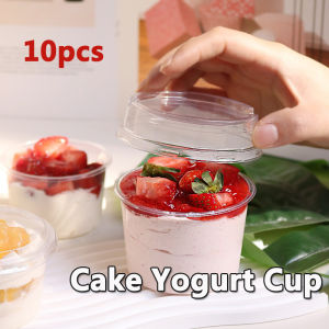 10pcs Round Deli Container 150ml Dessert Container Mousse Container Round Dessert Container