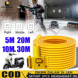 Kabel Sambungan Multi Fungsi /Colokan Kabel Listrik 10 Meter 20 Meter Sambungan Kabel Steker Kabel Ekstensi Steker 4 Arah kabel sambungan colokan listrik