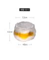 Bộ Ly, Chén Thủy Tinh Băng Tâm Kèm Đĩa Lót Dùng Thưởng Trà Phong Cách Nhật Bản Dung Tích 50 Ml. 