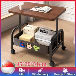 Mahjong side table tea table modern Nordic small table storage table movable side table sofa coffee table with wheels