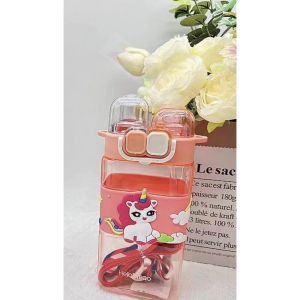 580ml Cốc uống nước hoạt hình dễ thương cho trẻ em