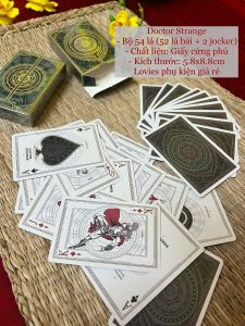 Bộ 52 lá bài tây tiến lên siêu anh hùng avengers Doctor Strange