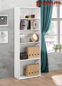 Furnlite 5 Shelf Bookcase SP007
