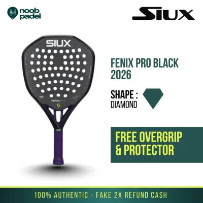 SIUX Fenix Pro Black 2026 Racket Padel Raket