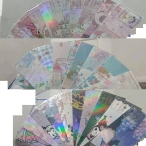 3PcsSet Japan Anime Sanrio Cartoon  bookmark Mymelody Kuromi Cinnamoroll Plastic Cards for Gift and collection