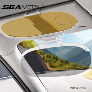 SEAMETAL Car Visor Safety HD Night Vision Anti Glare Visor Kereta Car Sunshade Day and Night Sun Visor