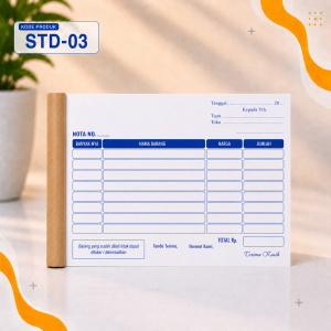 Nota Standard Motif | Siap Kirim | Grosir | Murah | 1 & 2 ply | Percetakan Narendra