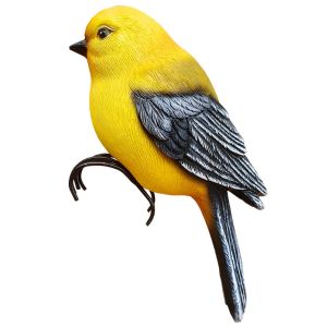 TAQ57 รีซิน ของตกแต่งนก ตกแต่ง น่ารัก รูปปั้นสัตว์ โมเดลภูมิทัศน์ขนาดเล็ก จำลอง ประติมากรรมจิ๋ว กระถางดอกไม้