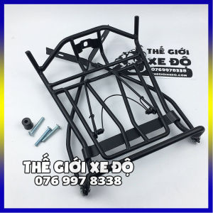 Gác baga AB 160 125 cc đen tĩnh điện - ba ga giữa xe Air Blade đời 2023 - phụ kiện đồ chơi airblade