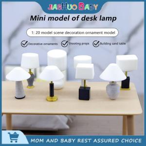 JiaShuo Baby Toy 1 Piece Children Baby Gift Toy 1:20 Dollhouse Mini Furniture Miniature Desk Table Lamp Model Doll House DIY Accessories