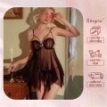 Váy Ngủ Bèo Xuyên Thấu (Không kèm ren mắt) - B.Lingerie. 