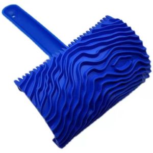 YANGS Cao su Con Lăn Sơn Họa Tiết Gỗ Empaistic Dụng cụ vẽ hạt Dụng cụ kết cấu Dập nổi Bàn chải lăn Tường