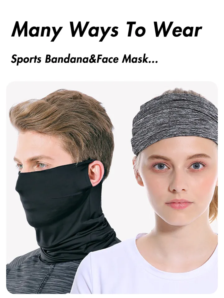 Musion Sun Protection SPF 50 Cycling Bandana Head Scarf Ice Silk