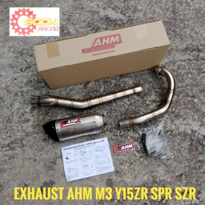 Y15ZR AHM EXHAUST OPEN M3 YAMAHA Y15ZR Y15 YSUKU SPR 32MM SZR 35MM