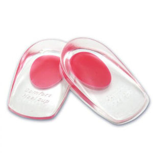 Heel Gel Pad Foot Feet Support Cup Silicone Soft Cushion Heels Pain Relief Care Injury Orthotic Insole Plantar Fasciitis