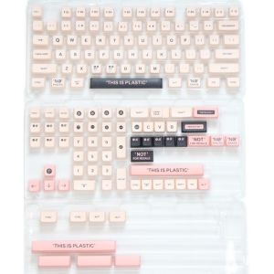with 7U Spacebar Pink love version This is plastic keycaps MDA profile Dye-Sublimation PBT 142keys