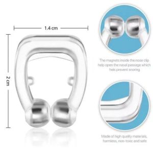 1Pcs Anti SnoringDevice Magnetic Silicone Anti Snore Stop Snoring NoseClip Sleep Tray Sleeping P2461