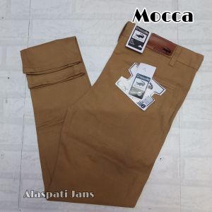 BAYAR DITEMPAT(COD)celana  panjang chino pria slimfit bahan cotton mona strecth/melar bagus murah meriah