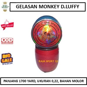 Gelasan Senar Layangan Monkey D.Luffy Layang layang Aduan Panjang 1700 Yard 0.22 Halus Berasa Tarik Uluran