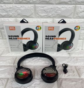 Handsfree Bando Bluetooth PPT-510 RGB 4 Colour Light Headset Wireless V5.1 Sound Headphone