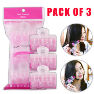 ( 3PCS ) ROLL RAMBUT PREMIUM / Roll Jepit Rambut / Hair Root Fluffy Clip / Alat Pengeriting Rambut