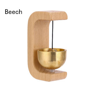 1PC High Quality Wood Simple Style Home Supplies Brass Rugged Doorbell Multi-Purpose Magnetic Suction Doorbell High Quality