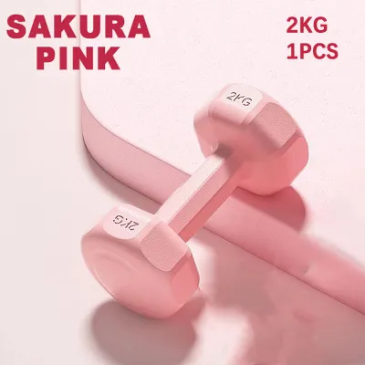 Womens Dumbbell Hexagonal Dumbell Gym Fitness Exercise Family Weight Training Exercise Dumbbells Set 1kg/1.5kg/2kg/3kg Training Workout Neoprene Dumbell 哑铃 健身哑铃