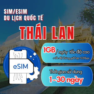 SIM / ESIM  DU LỊCH THÁI LAN 4G KHÔNG GIỚI HẠN DATA DÙNG MẠNG TỐC ĐỘ CAO | GÓI 1-30 NGÀY SÓNG KHỎE NHƯ VIETTEL CỦA VIỆT NAM | FREESHIP - CHƯA KÍCH HOẠT
