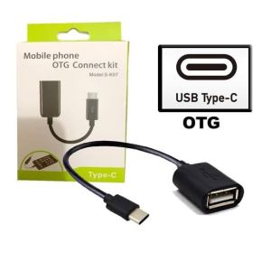 Kabel OTG USB To Tipe C Kabel Konektor USB Ke Type C