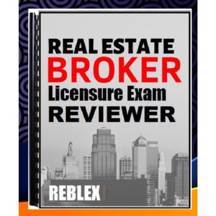 Real Estate Broker Exam Reviewer 2022 REBLEX Lazada PH
