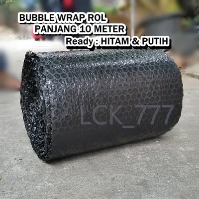 Buble Wrap Eceran 10 meter x 30cm Gulungan Ecer Rol 10m babel 10x30 hitam putih 10x40 10x25 10x20 10x17