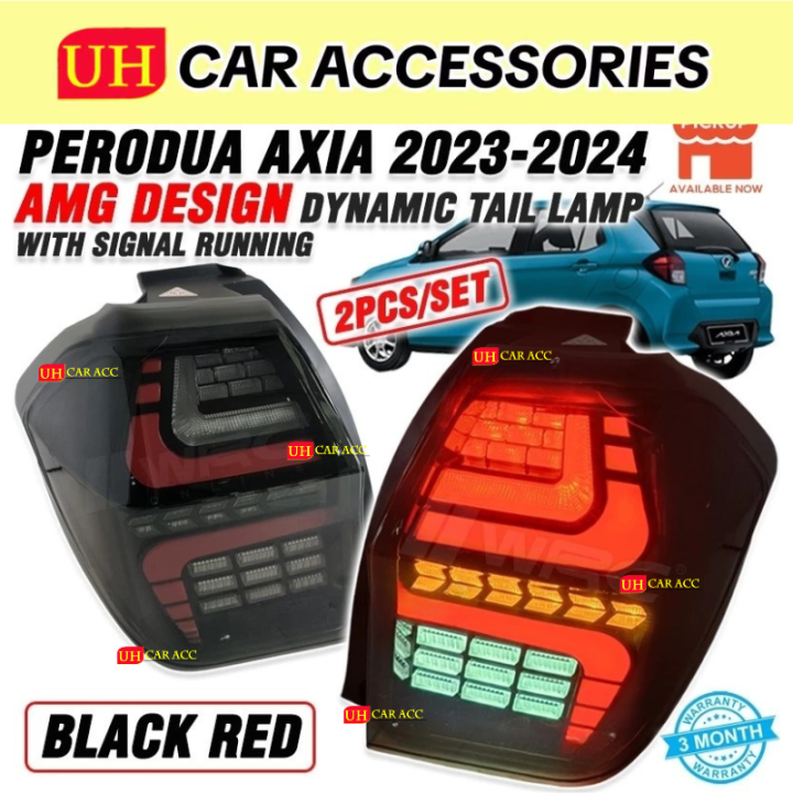 PERODUA AXIA 2023 - 2024 AMG DESIGN DYNAMIC TAIL LAMP WITH SIGNAL ...