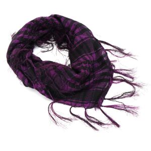 OKDEALS 1Pcs Palestine Bandana Muslim Shemagh Scarf Square Neck Wrap 95x95cm Polyester Arabic Turban Hijab Polyester Arab Kafiya Keffiyeh Plaid Shawl Adults